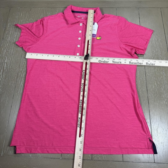Masters Polo Shirt Womens Large Magnolia Lane Tech Golf Augusta National NWT - Picture 3 of 10